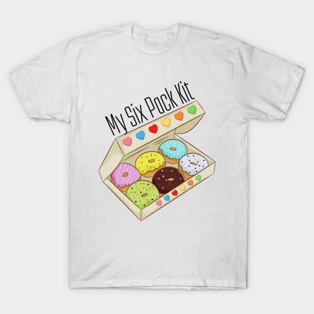 My Six Packs Donut Kit T-Shirt by Nutrignz